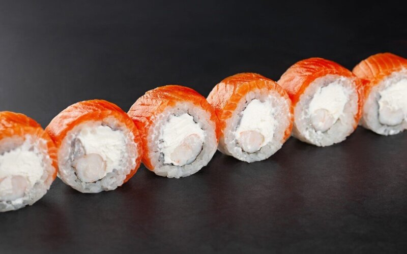 Филадельфия с королевской креветкой