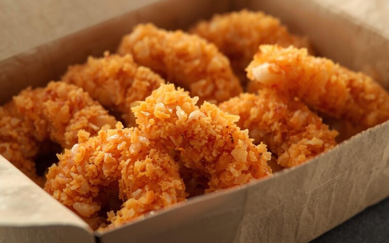 Креветки королевские в панировке 5шт.