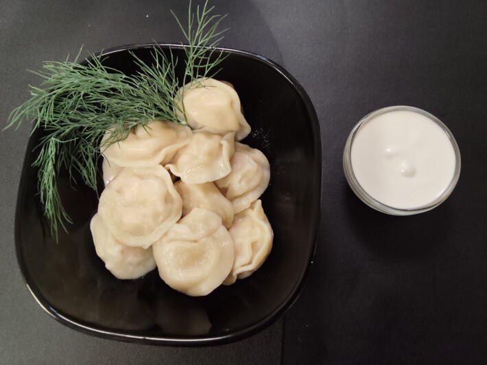 Пельмени куриные отварные