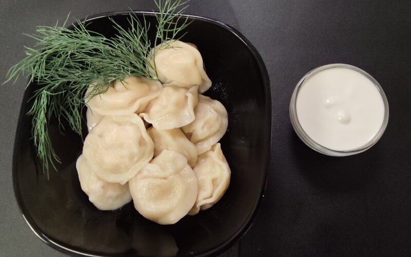 Пельмени куриные отварные