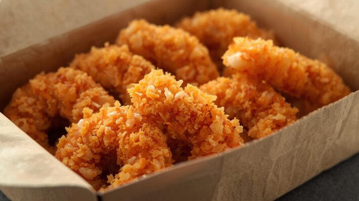 Креветки королевские в панировке 9шт.