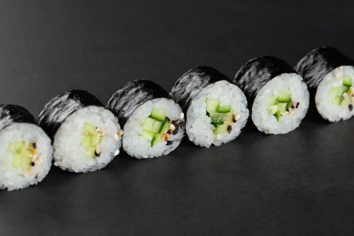 Мини ролл с огурцом, 120 г.