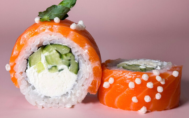 Ролл «Филадельфия с огурцом»