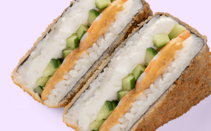 Ёнигири темпура с креветкой