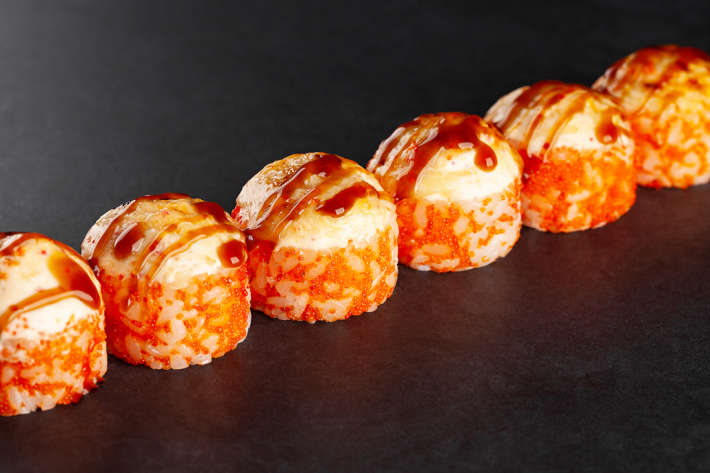 Запечённый ролл калифорния