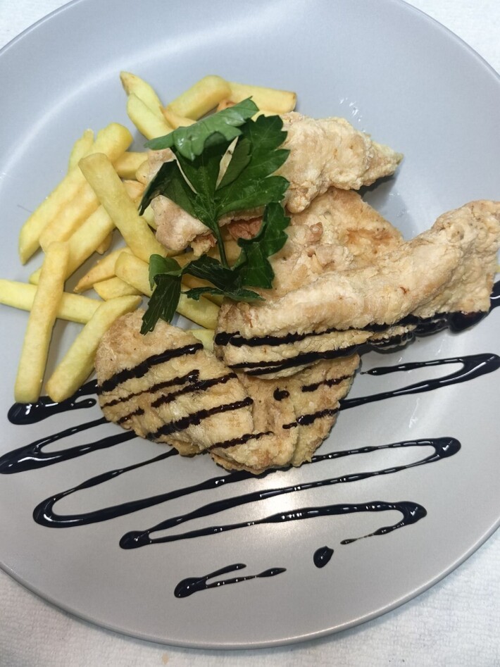 Наггетсы с картофелем фри