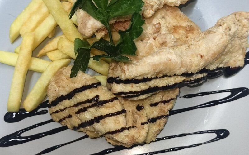 Наггетсы с картофелем фри