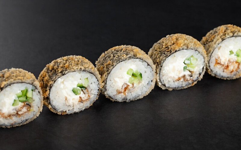 Угорь в темпуре