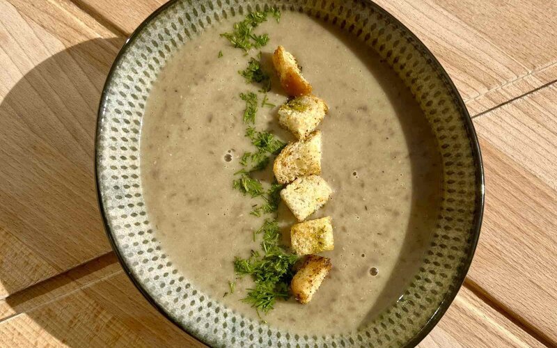 Суп-пюре из чечевицы