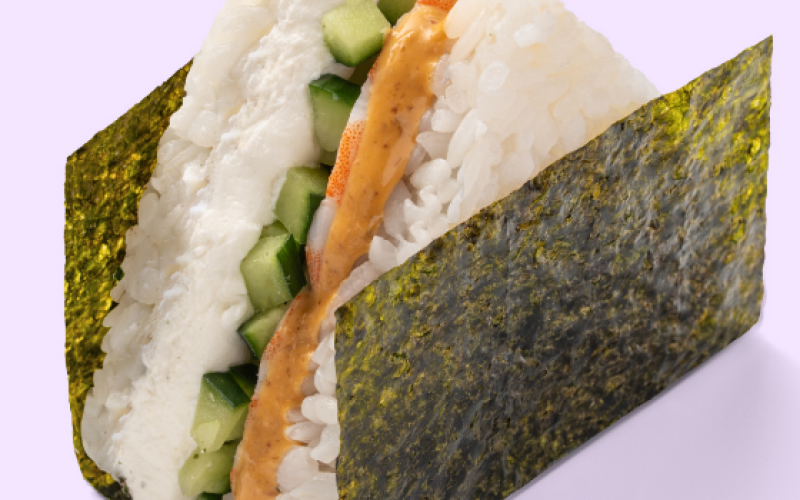 Ёнигири с креветкой