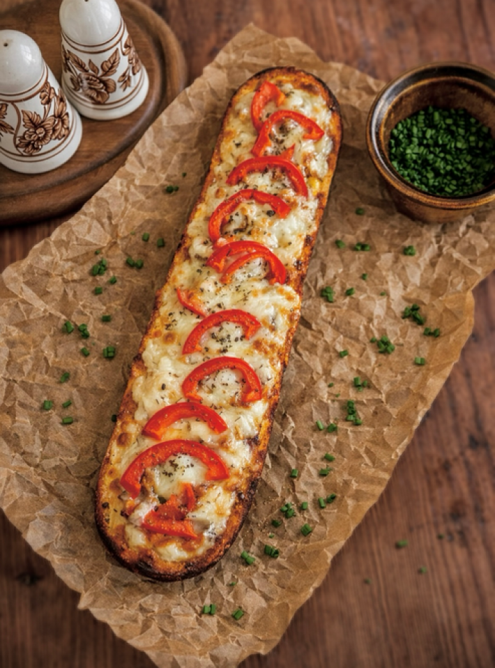 Французская пицца «Сырный цыпленок»