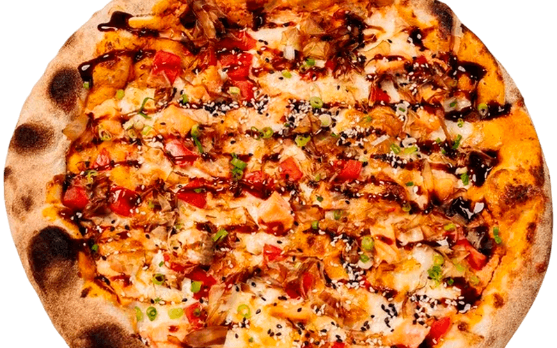 Пицца «Лосось терияки»