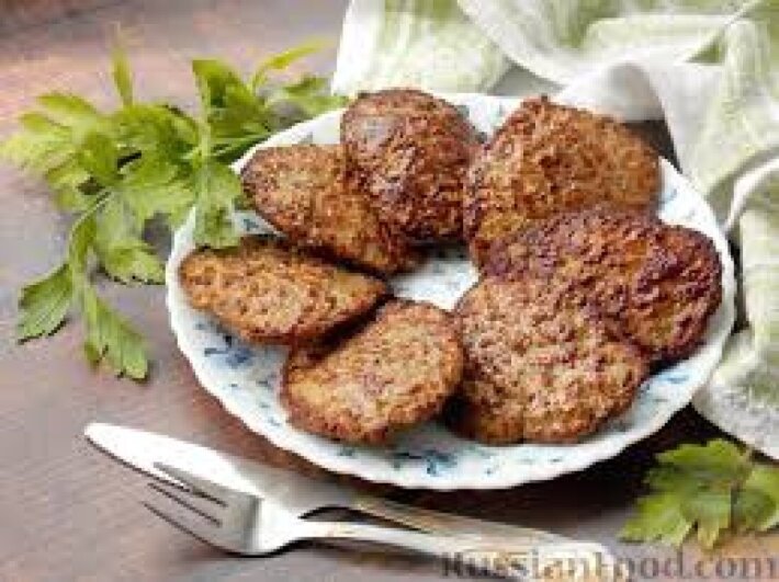 Оладьи из печени куриной