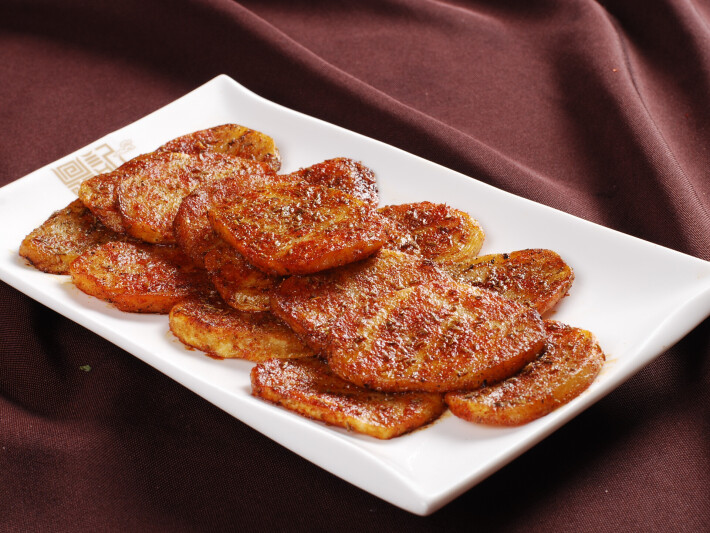 Картофельные слайсы в соевом соусе