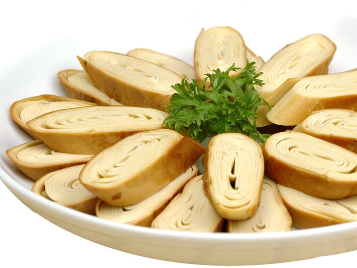 Сушеные кожицы тофу в соевом соусе