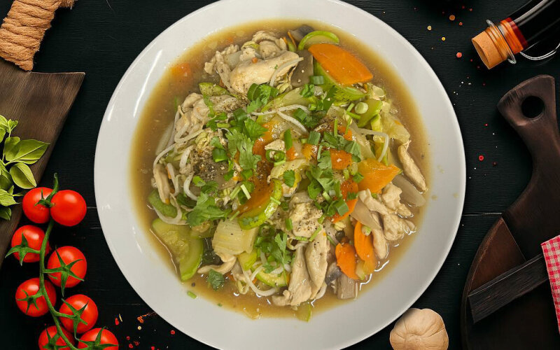 Гасао с курицей