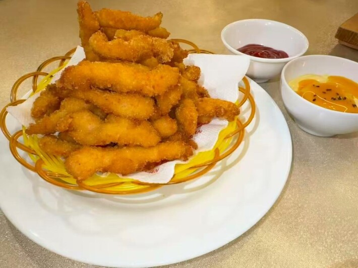 Жареное куриное филе