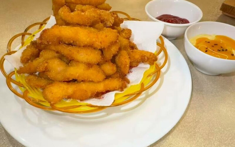 Жареное куриное филе