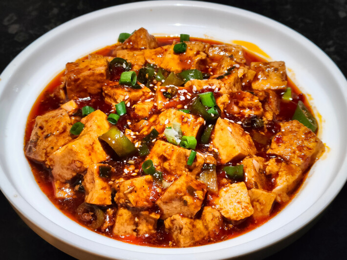 Тофу в остром соусе