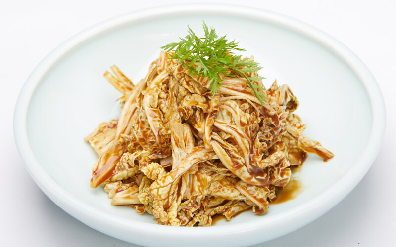 Пекинская капуста в кунжутном соусе