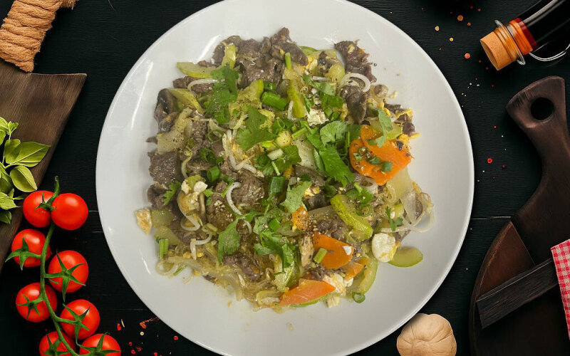 Миен сао с говядиной