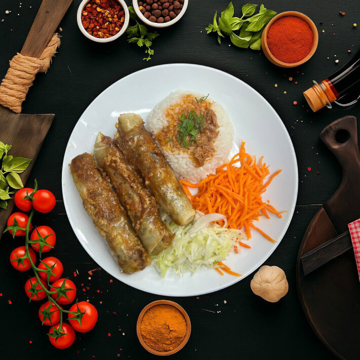 Нэм с гарниром