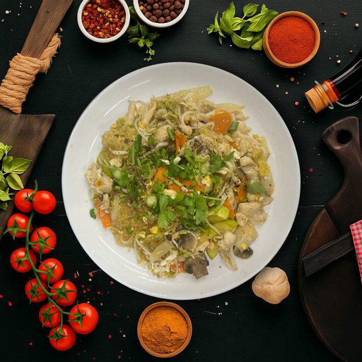 Миен сао с курицей