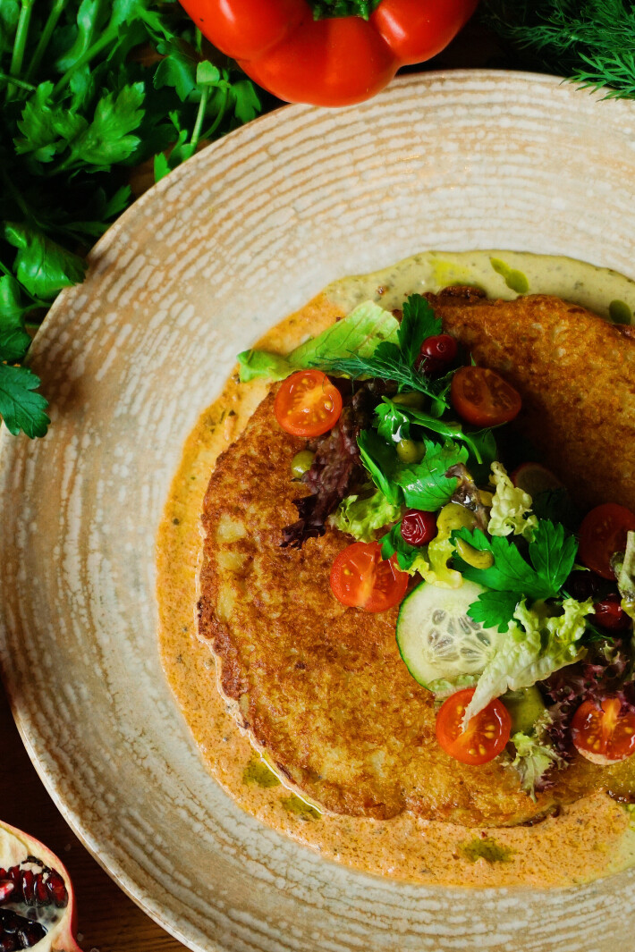 Драник с куриной начинкой