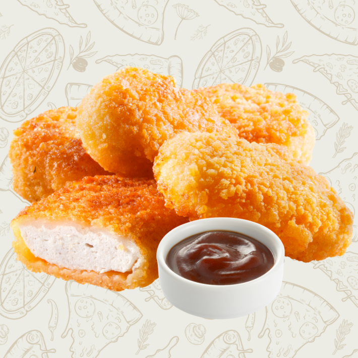 Наггетсы + соус 6/9/12 шт