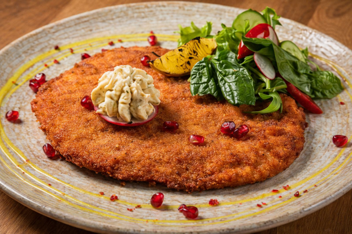 Шницель из цыплёнка в венском стиле