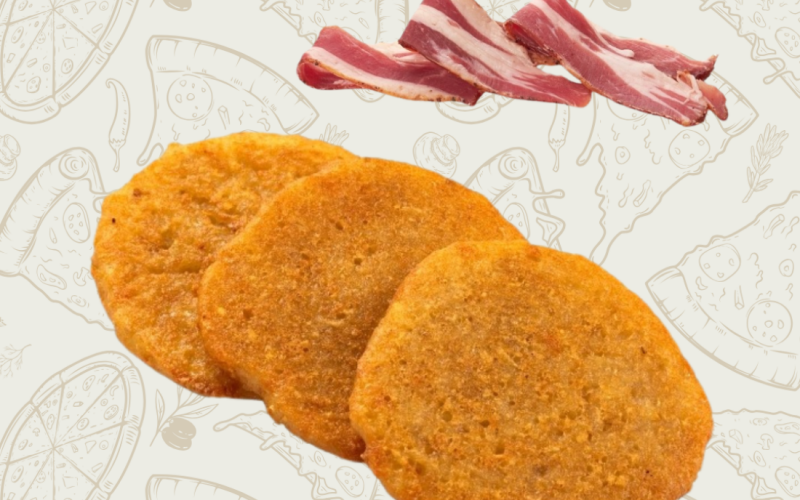 Драники с беконом