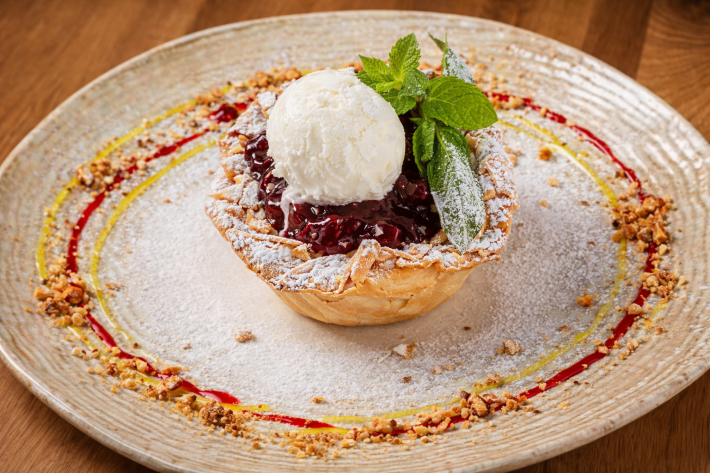 Чизкейк с козьим сыром