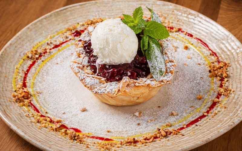 Чизкейк с козьим сыром