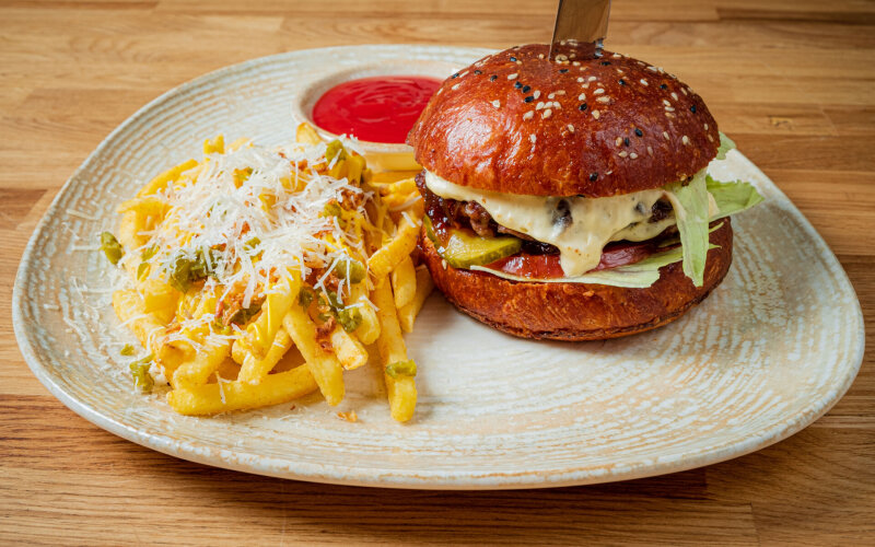 Чизбургер с говядиной
