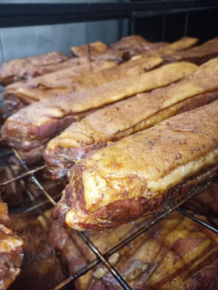 Бекон на рёбрышках