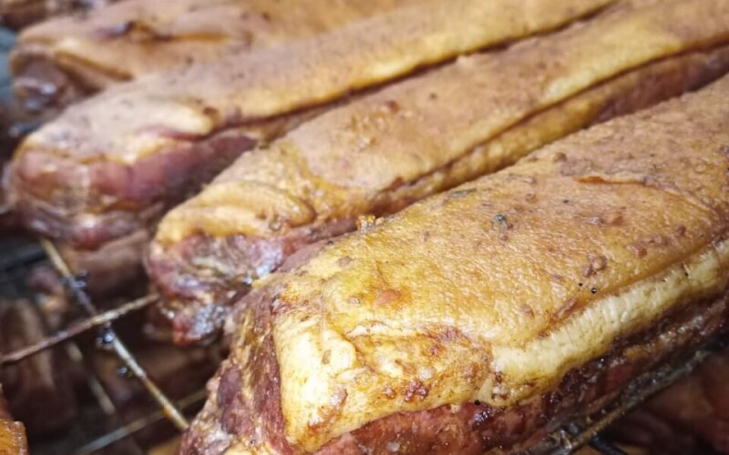 Бекон на рёбрышках