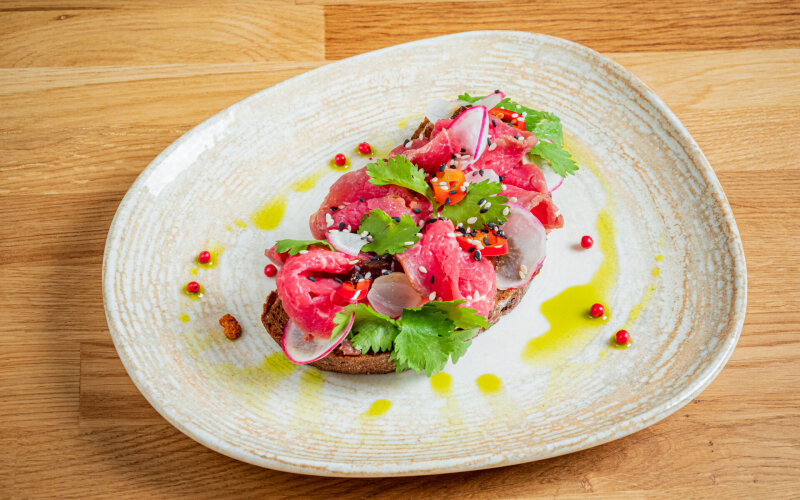 Смореброд с ростбифом