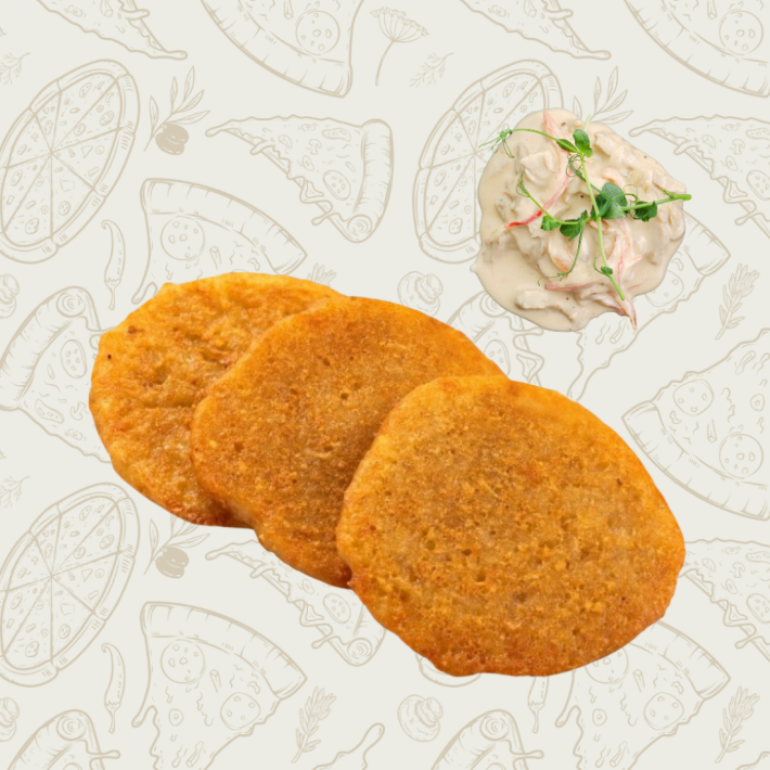 Драники с мачанкой