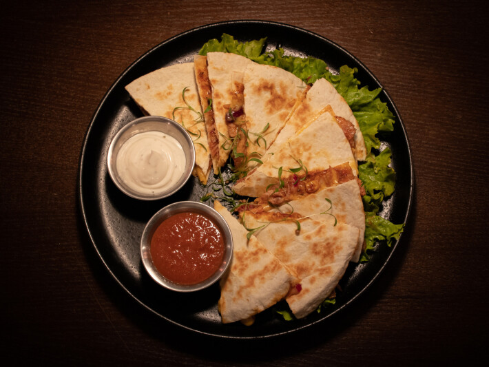 Кесадилья с говядиной