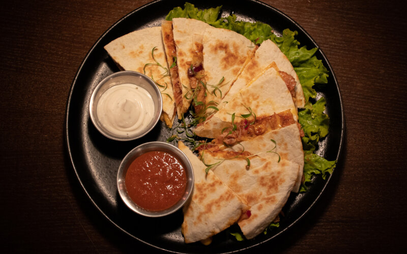 Кесадилья с говядиной