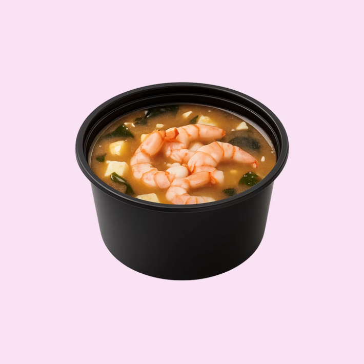 Мисо суп с креветкой и тофу