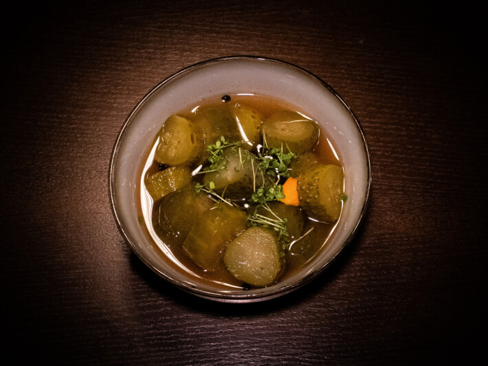 Огурцы на бурбоне