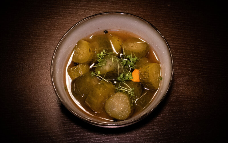 Огурцы на бурбоне