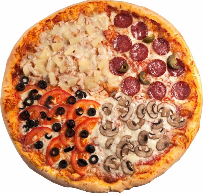Пицца «4 вкуса»