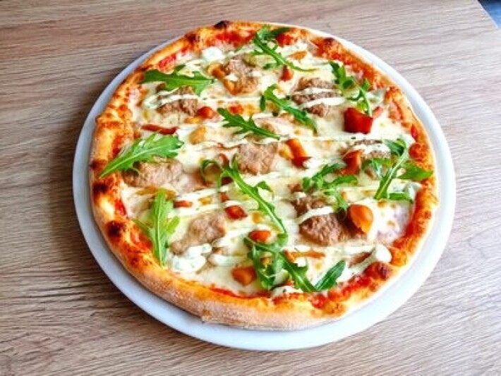 Пицца «Неаполитано с опятами»