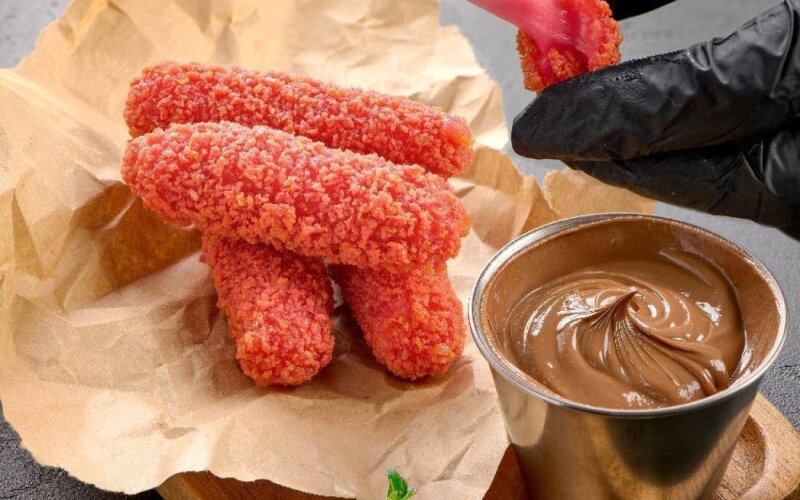 Сырные палочки моцарелла КЛУБНИЧНЫЕ 5 шт