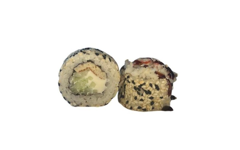 Запечённый ролл «Кани  вулкан»