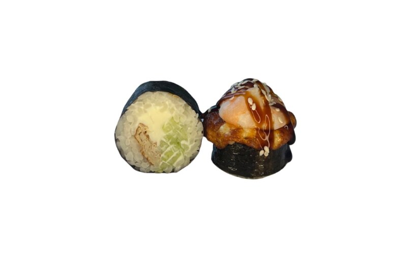 Запечённый ролл «Эби  вулкан»