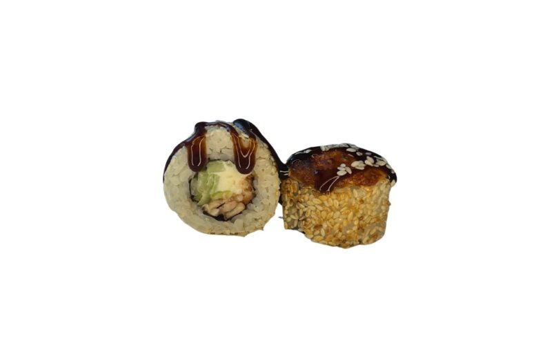 Запечённый ролл «Унаги  вулкан»