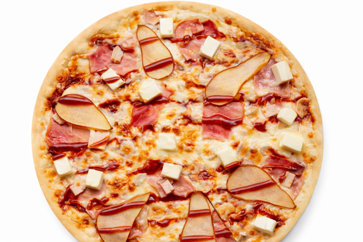 Пицца «Груша-барбекю»